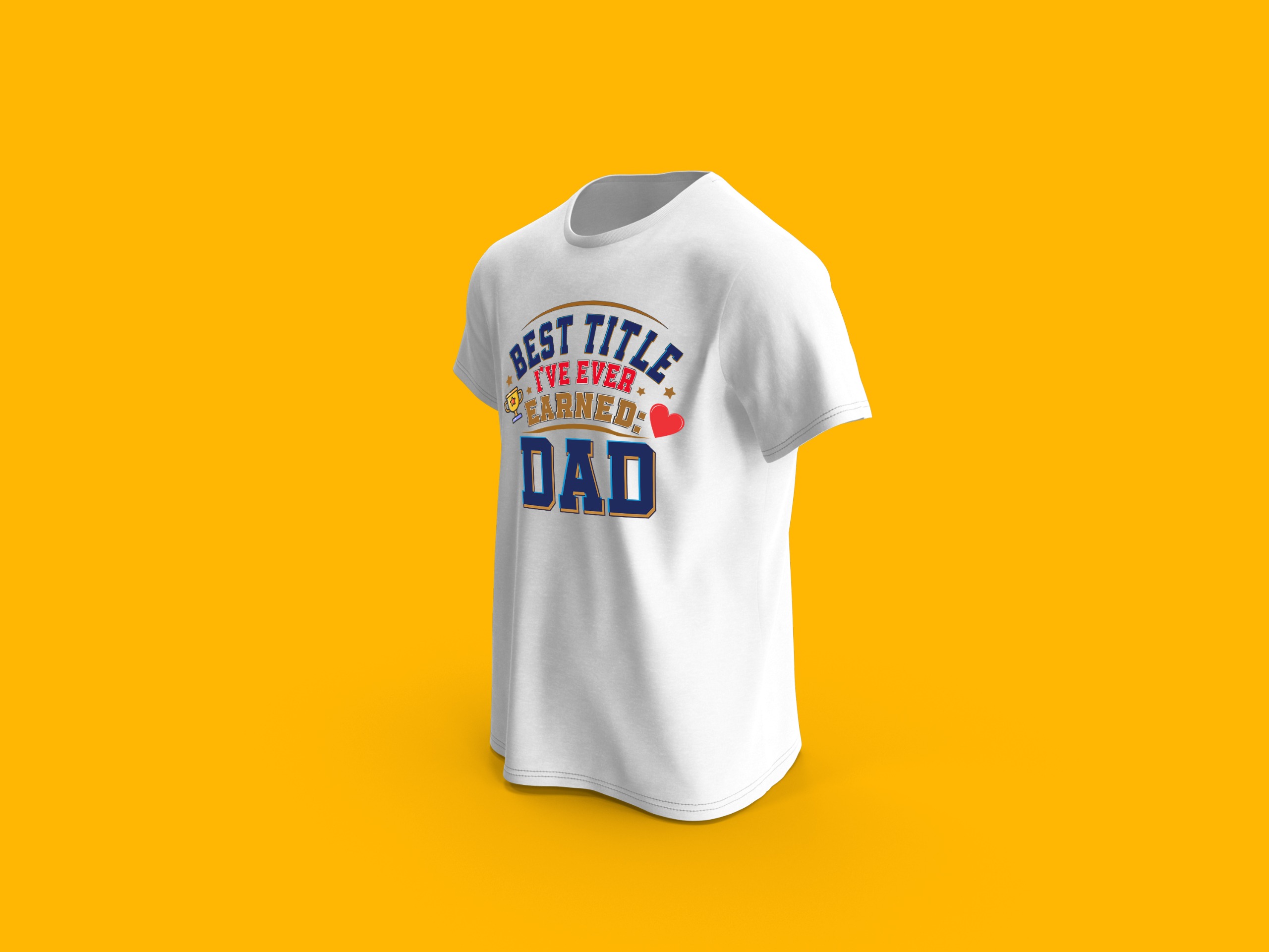 Best Title T Shirt For Dad - Image 2