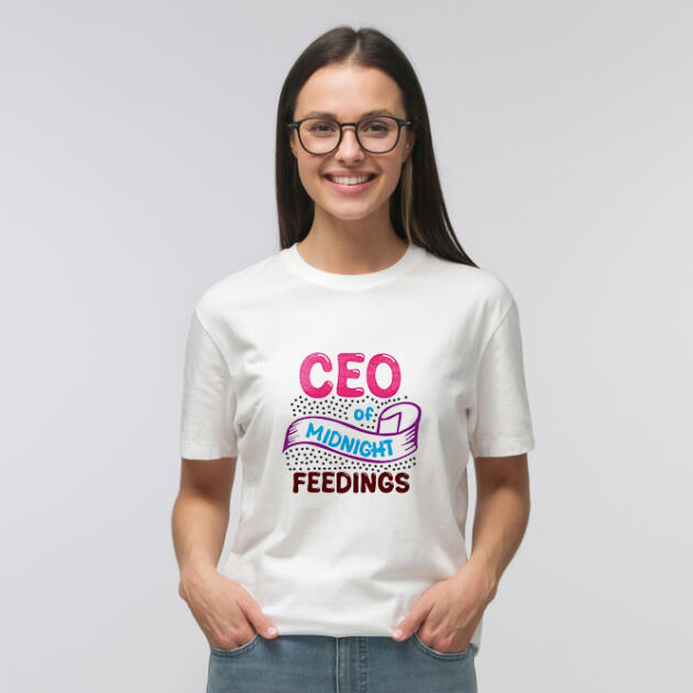 Ceo Of Midnight Feeding T Shirt For New Mom